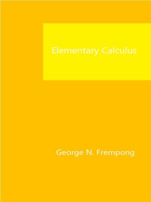cover image of Elementary Calculus